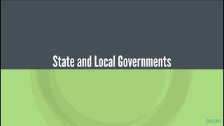 Civicate: State and Local Governments