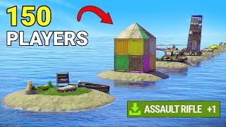 I Gave 150 Rust Players Their Own Island - Random Items