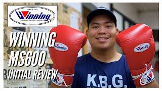 THE BEST BOXING GLOVES? / Winning MS600 / INITIAL REVIEW