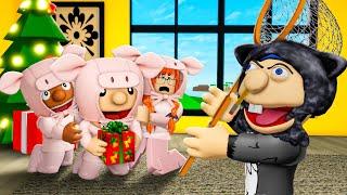 SML Roblox: Jeffy And THREE LITTLE PIGS!!!