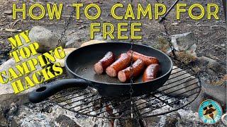 How to Camp | The Best Camping Hacks Tricks and Tips for Camping for Free in Alberta