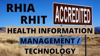 WHAT DOES ACCREDITATION THROUGH CAHIIM MEAN FOR RHIA ? RHIT ? | DEGREE | MEDICAL CODING WITH BLEU