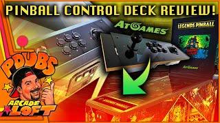 AtGames Legends Pinball Control Panel Review & Installation Tutorial!