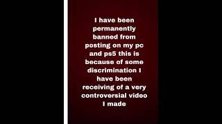I have been banned from YouTube on my pc and ps5 NOT MY PHONE
