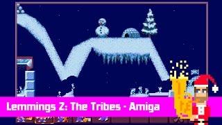 Lemmings 2: The Tribes - Amiga Snow/Christmas Level 50fps - digituba