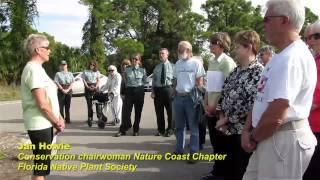 Native plant garden dedicated at state park