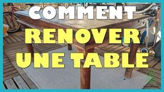 Comment renover une table