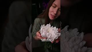Создаем нежную хризантему!  #флористика #цветы