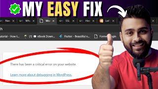 Quickly Fix WordPress "Critical Error on your Website"