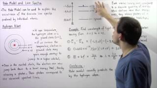 Line Spectra and Bohr Model