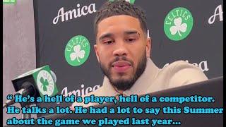 Jayson Tatum on Anthony Edwards’ comments in Starting 5