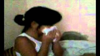 sam fixin hair on her own