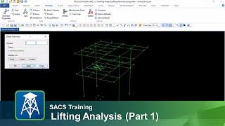 Lifting Analysis using SACS CE (Part1)