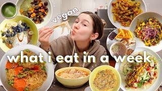 What I *actually* eat in a week! ( vegan + intuitive + simple recipes )