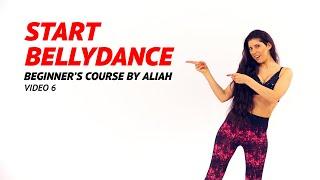 Bellydance course for beginners by Aliah. Video 6 - Eightss. Full video www.bellystream.tv