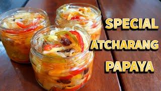 Atcharang Papaya (Pickled Papaya) How to Make Pickled Papaya | Atsarang Papaya | Liza's Best #13