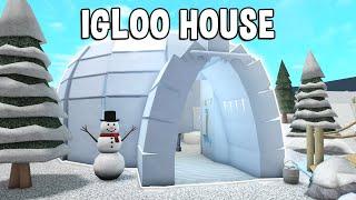 BUILDING AN IGLOO HOUSE IN BLOXBURG