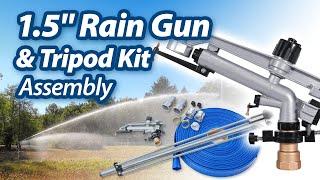 IrrigationKing 1.5" Rain Gun & Tripod Irrigation Kit Assembly