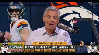 THE HERD | Colin Cowherd PRAISES Denver Broncos And Bo Nix For BIG Win Over Saints | NFL