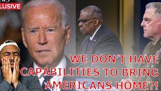 Biden SNAPS When Asked About Afghans Falling Off Plane As Woke Generals Can't Bring Americans Home