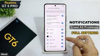 How to turn off notification in realme gt 6 | Realme gt 6t notification kaise on kare