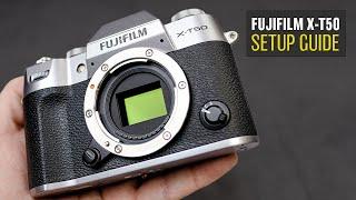 Fujifilm X-T50 Setup Guide for Beginners