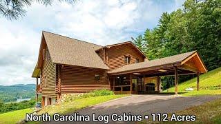 North Carolina Log Cabins For Sale | 112 Acres | North Carolina Land For Sale | Lake GlenVille