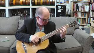 1908 Moya Hermanos Cypress Classical Guitar Carcassi, Sor, Carcassi, Albeniz, Carcassi, Tarrega