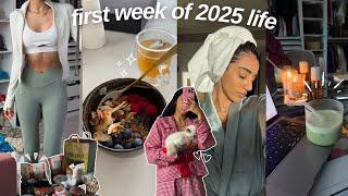 spend the first week of 2025 with me (totally getting my life together)