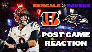 Bengals vs Ravens POSTGAME INSTANT REACTION