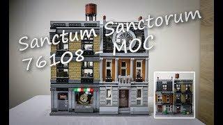 Lego 76108 Sanctum Sanctorum MOC modified - Bricksonville - Lego City Update - LED Lights