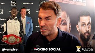 “KEITH TOLD HIM TO SAY IT!” EDDIE HEARN FUMES! TALKS EUBANK JR SAUNA HEARING, CARL FROCH, HITCHINS
