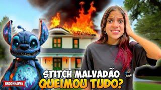 STITCH MALVADÃO QUEIMOU TODA A CIDADE DE BROOKHAVEN. Será que ele se arrependeu?