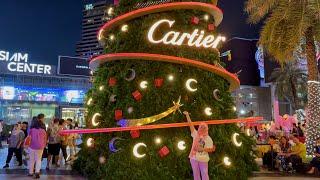  4K HDR |  Christmas Vibes Across Bangkok 2024 | Must-See Festive Decorations! 