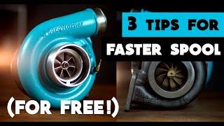 Make your turbo spool faster for free! | Three ways explained | no blow off, closed loop & Porting