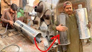 Manufacturing process of Truck Silencer Muffler | How to Make Truck Silencer | Exhaust Silencer