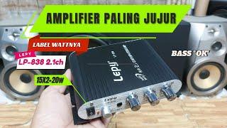 Review Amplifier Lepy LP838 2.1 Channel