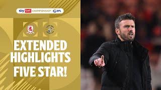 FIVE STAR BORO! | Middlesbrough v Luton Town extended highlights