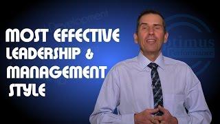 Most Effective Leadership Style | Stephen Goldberg