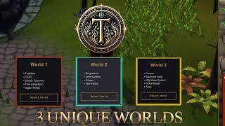 THIS RSPS HAS 3 DIFFERENT WORLDS?! - THOROS RSPS + BIGGEST GIVEAWAY EVER!