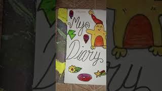 Very easy cute dairy #shortsfeed #art #drawing #shots #short #dairy