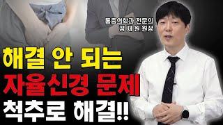 자율신경 문제의 원인은 척추에 있다? (자율신경 실조증 약없이 치료 하는 법,효과좋은 자율신경 치료&조절법)