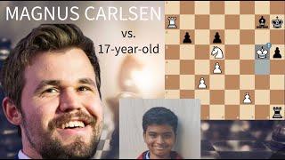 Magnus Carlsen versus 17-year-old Indian Chess Grandmaster!