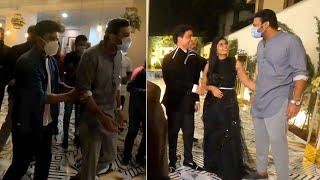 Prabhas Making Fun With Dil Raju Family | Prabhas and Ram Charan Visuals @ Dil Raju Birthday Party