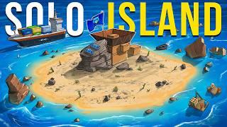 SOLO SURVIVAL on a DESERTED ISLAND! - Rust