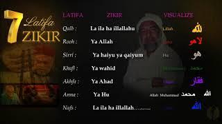 Zikir of all 7 Latifas Qalb|Rooh|Sirri|Khafi|Akhfah|Anna|Nafs by Younus Al Gohar Powerful Meditation