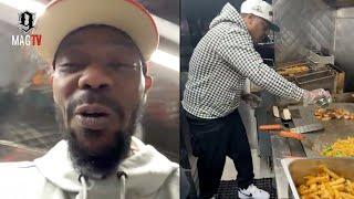 Beanie Sigel Gets Jadakiss To Throw Down On The Grill In His Food Truck! ‍