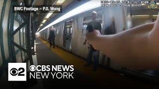 NYPD releases body cam video of subway shooting as injured bystander remains hospitalized