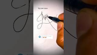 Signature calligraphy style on request #best #bestsignaturestyle