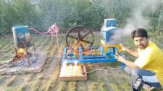 How To Make a Steam Engine Free Electricity Generator Make Steam Engine From Suzuki shocks
